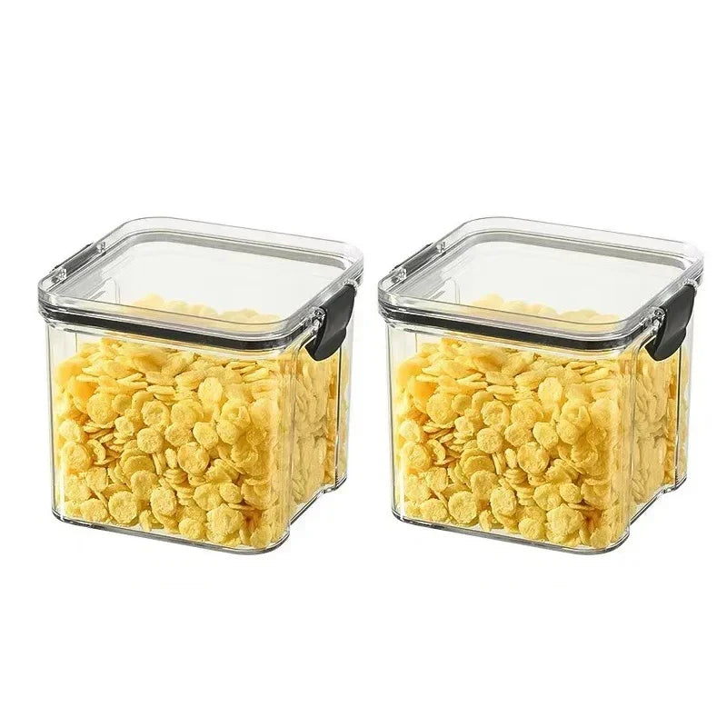 Airtight Food Storage Containers Set – Large Capacity Kitchen Organizer for Rice, Grains, Cereal & Dry Food (1-4PCS)