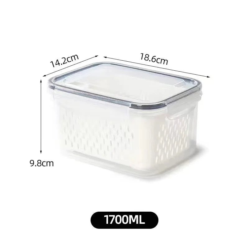 FreshKeep™ Produce Storage Bin with Drain Basket