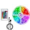RGB LED Strip Light USB Powered 1-5M | 24-Key Remote | Color Changing Mood Lighting
