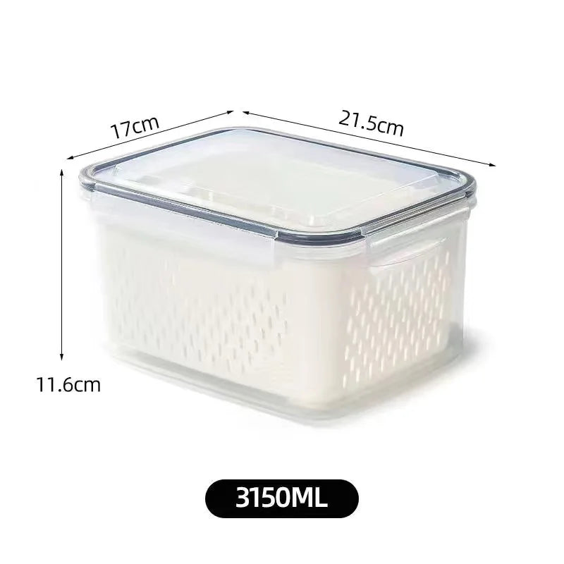 FreshKeep™ Produce Storage Bin with Drain Basket