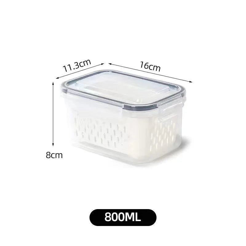 FreshKeep™ Produce Storage Bin with Drain Basket